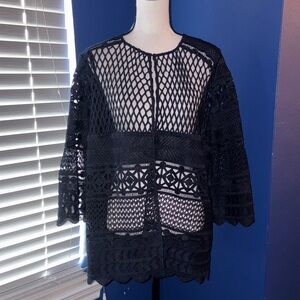 NWT Chico’s Travelers Lace Jacket – India Ink